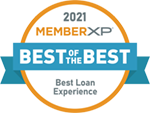 2021 MemberXP Best Loan Experience